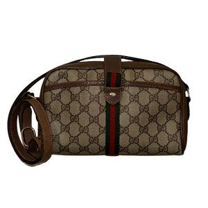 Gucci Accessory Collection Ophidia Crossbody Bag GG Supreme Monogram Vintage